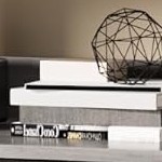 gray board with black cloth