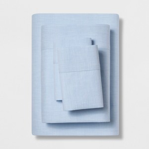 Twin/Twin XL Easy Care Sheet Set Light Blue - Made By Design