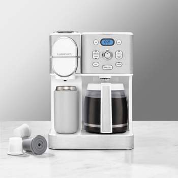 Cuisinart Coffee Center 2-IN-1 Coffee Maker and Single-Serve Brewer - White - SS-16W