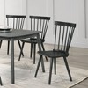 Kumasinova 17.5"H Rustic Farmhouse Dining Chairs Set of 2,Solid Wooden Armless Chair for Kitchen & Dining Room,Versatile Side Chair,300lbs Max - 2 of 4
