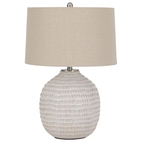 shavon table lamp beige white signature design by ashley