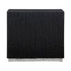 Treasure Trove Accents 2 Door Cabinet Andorra Black: Divided Storage, No Assembly, Acacia Surface - 2 of 4