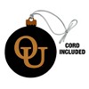 Oakland University Secondary Logo Wood Christmas Tree Holiday Ornament - 2 of 4