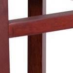 mahogany wood seat/mahogany wood frame