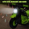 6V Bubble Motorcycle Ride on Toy Car for Kids, Kids Motorcycle with Bubble Function w/Music - 3 of 4