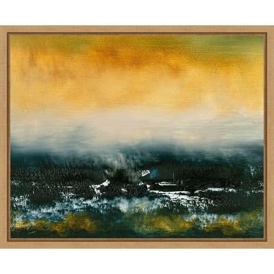 Amanti Art Falls I by Sharon Gordon Canvas Wall Art Print Framed 20 x 16