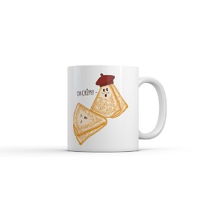 Crazy Dog T-Shirts Oh Crepe Mug Funny Sarcastic Graphic Novelty Coffee Cup-11oz - 1 of 4
