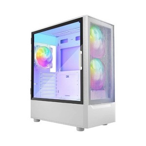 Scarlet Scope Tempered Glass Side Panel Pc Case - 1 of 4