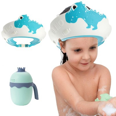 EMIRCEY Adjustable Baby Shower Cap for Kids Baby Bath Visor