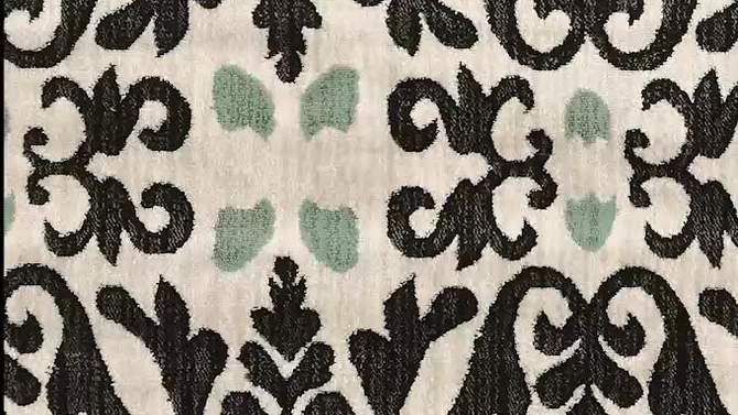 5&#39;x7&#39; Elegance Florence Rug Off White/Black - Linon, 2 of 8, play video