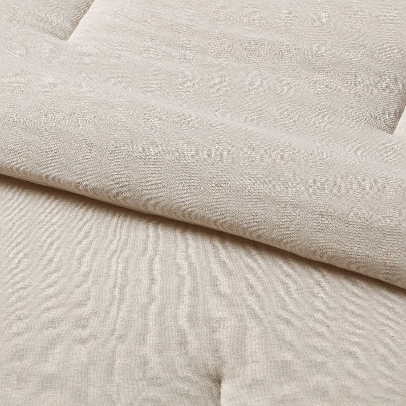 Modern Jersey Comforter and Sham Set Dark - Threshold™, 3 of 6