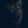 Men's Design By Humans City Grid By radiomode T-Shirt - 2 of 4