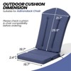 Crestlive Products Adirondack Chair Cushion 50 inch Thickening Waterproof Fade Resistant - 2 of 4