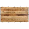 vidaXL Coffee Table with Wheels Solid Mango Wood 39.4 in.x21.7 in.x10.2 in. - 4 of 4