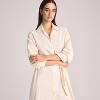 Vitamin A Women's Twill Midi Cover Up Dress with Belt - 3 of 3