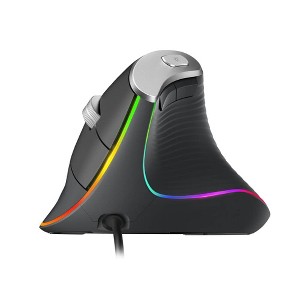 Evo Bytes Vertical Ergonomic Mouse with USB Receiver - 1 of 4