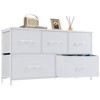 Bestier Dresser for Bedroom with 5 Drawers, Dresser for Closet, Living Room, Nursery, Chest of Drawers with Sturdy Steel Frame, Wood Top - 2 of 4