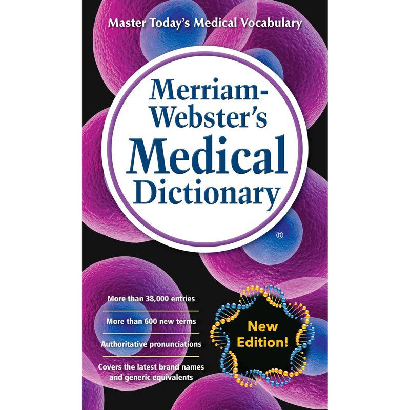 Merriam-Webster Medical Dictionary; Mass-Market Paperback, Pack of 3, 2 of 3