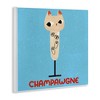 Stupell Industries Champawgne Feline Wine Wall Plaque Art - 3 of 4