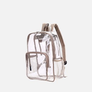 MKF Collection Cleo Clear PVC Backpack for Women Transparent Bag by Mia K - 1 of 4