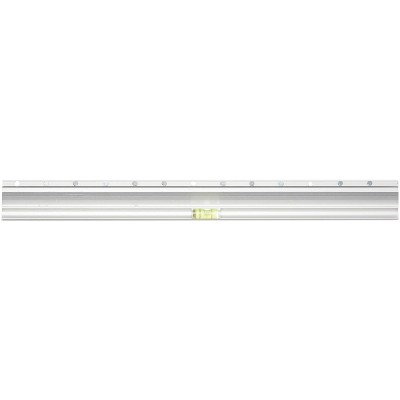 White Aluminum 18-Inch No-Stud Floating Wall Shelf
