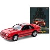 1982 Ford Mustang GT Red with Black Stripes "The Boss is Back" "Vintage Ad Cars" Series 3 1/64 Diecast Model Car by Greenlight - 2 of 3