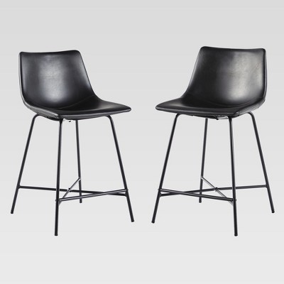 Saracina Home Upholstered Counter Height Barstool Set