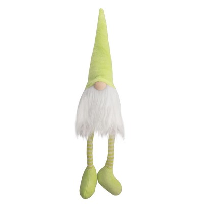 Northlight 16" Aqua And White Sitting Spring Gnome Figure