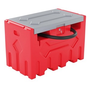 Diesel Tank, Portable Diesel Tank - 51 Gal with 12V Transfer Pump (10.6 GPM), Auto Nozzle, Filter, Truck Bed-Fit for Agriculture/Construction - 1 of 4