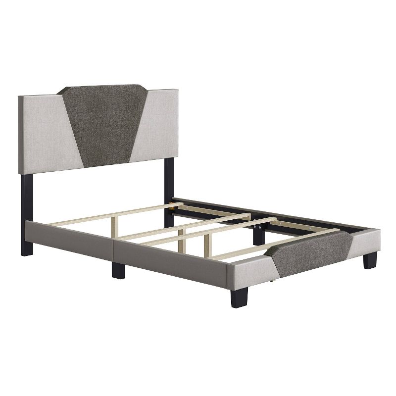 Full Sydney Linen Upholstered Platform Bed - Eco Dream, 1 of 8