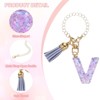 Unique Bargains Resin Lightweight Decorative Sparkling Purple Sequins Tumbler Cup Charm - 3 of 4
