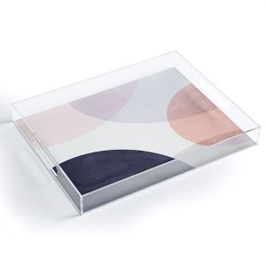 Emanuela Carratoni Pastel Shapes Acrylic Tray - Deny Designs - 1 of 4