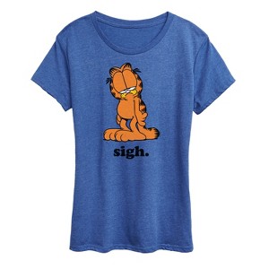 Women's - Garfield - Sigh Garfield Short Sleeve Graphic T-Shirt - 1 of 4