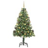 vidaXL Christmas Tree with 300 LEDs with Stand Green 70.9" PVC - 3 of 4