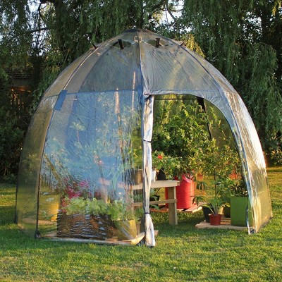 Large Clear PVC Dome Greenhouse with Fiberglass Frame