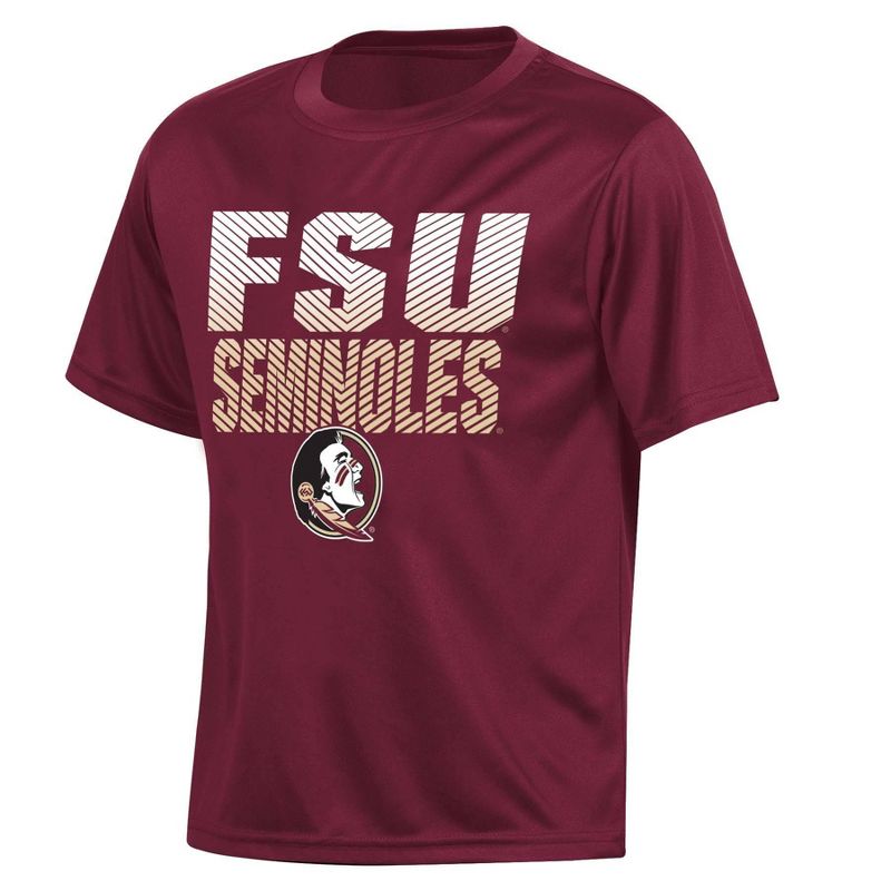 NCAA Florida State Seminoles Boys&#39; Poly Short Sleeve T-Shirt, 1 of 3