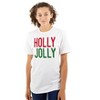 Christmas Saying Holly Jolly Xmas Graphic T Shirt Men or Women Brisco Brands - 3 of 4