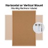 MyOfficeInnovations Standard Cork Bulletin Board Oak Finish Frame 3'W x 2'H 1682316 - 4 of 4
