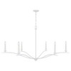 Capital Lighting Grady 6 - Light Chandelier in  Textured White - 2 of 4