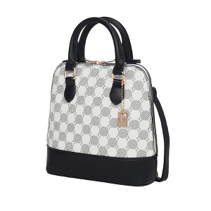 MKF Collection Marjorie Women’s Circular Print Satchel Bag by Mia K - 1 of 4