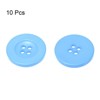 Unique Bargains Resin Snap Fastener Round Flat 4-Hole Sewing Buttons 10 Pcs - 3 of 4