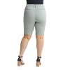 Rekucci Curvy Woman Ease into Comfort Pull-On Modern City Shorts with Tummy Control and Real Pockets - 3 of 4