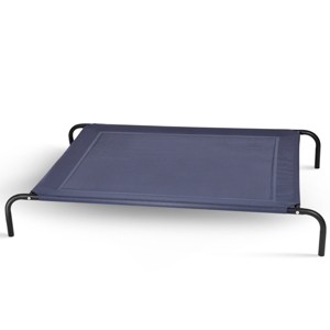 Costway Large Dog Cat Bed Elevated Pet Cot Indoor Outdoor Camping Steel Frame Mat -XL - 1 of 4