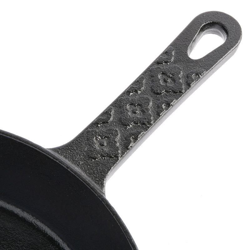 Spice By Tia Mowry 10 Inch Pre-Seasoned Cast Iron Skillet in Black, 4 of 7