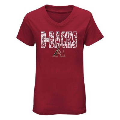 Mlb Arizona Diamondbacks Men's Short Sleeve Bi-blend T-shirt : Target