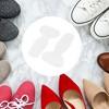 Unique Bargains Silicone Heel Support Cup Pads Orthotic Insole Plantar Care Heel Pads 8Pcs T Shape Clear - 3 of 4