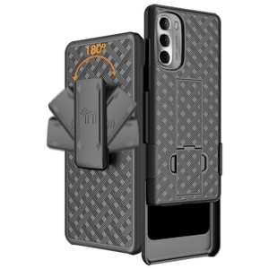 Nakedcellphone Case with Stand and Belt Clip Holster for Motorola Moto G Stylus 5G (2022) - 1 of 4