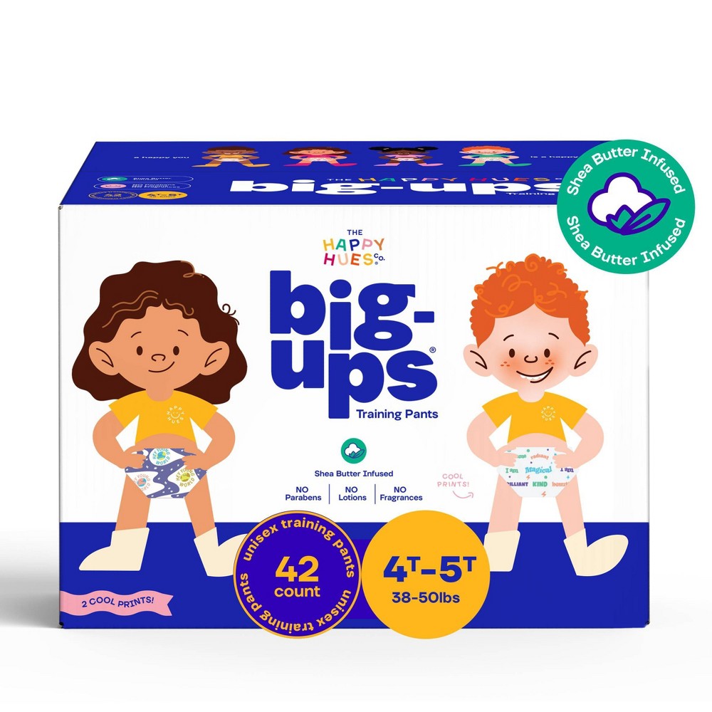 Happy Hues Big-ups Disposable Training Pants - 4T-5T - 42ct