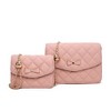 MKF Collection Blossom Quilted Shoulder Bag with a Mini Bag set by Mia K - 2 of 4