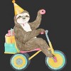 Boy's Design By Humans Birthday Sloth By lauragraves T-Shirt - 2 of 3